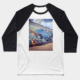 Coney Island Boardwalk Summer Brooklyn NYC Baseball T-Shirt